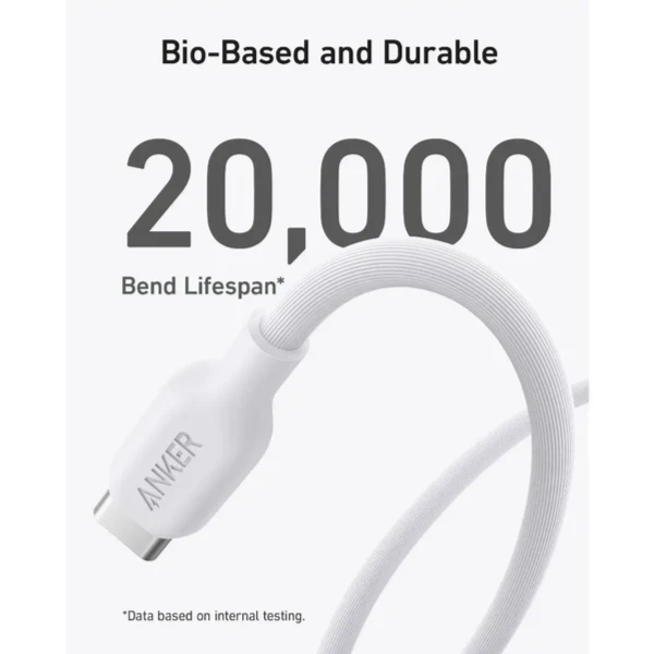 Anker 542 Powerline Usb C To Lightning Cable [Mfi Certified] Fast Charging 30W 3Ft Cable A80B1