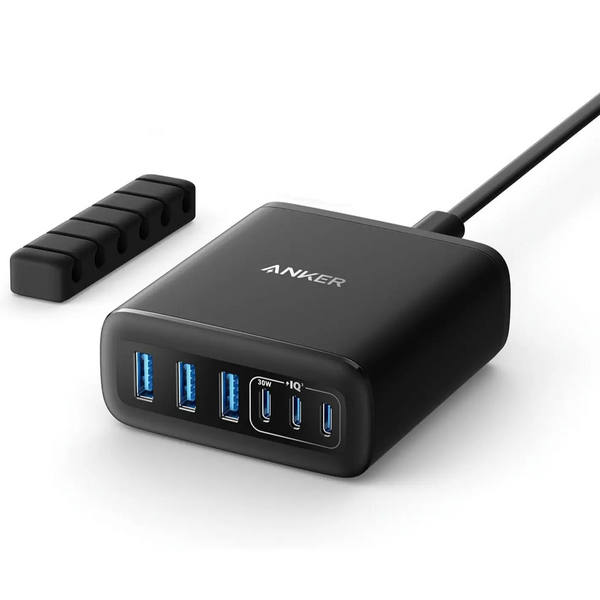 Anker A2154 6 Ports Multi-Device Gan Fast Charging 112W