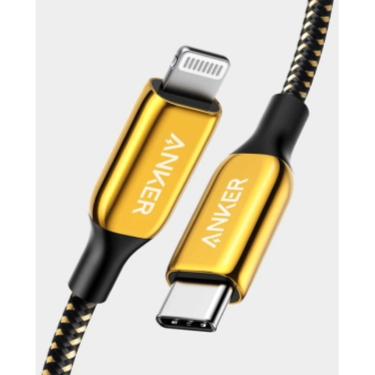 Anker Powerline+ III USB-C to Lightning Connector 6ft/1.8m (A8843HB1) – Gold