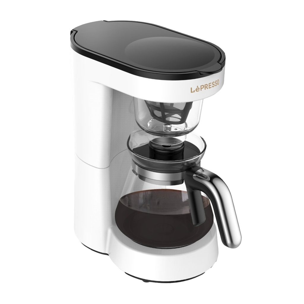 Lepresso Drip Coffee Machine Bs Plug 0.75L - White