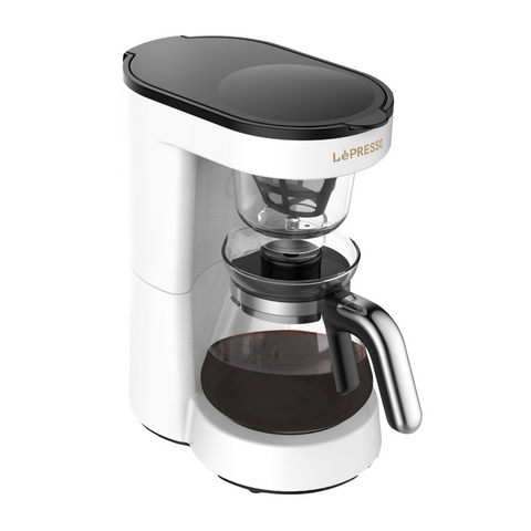 Lepresso Drip Coffee Machine Bs Plug 0.75L - White