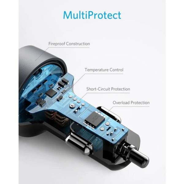 PowerDrive PD+ 2 35W (20W PD+15W) USB C Car Charger A2732HF1
