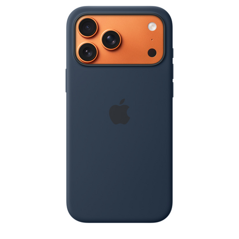 Apple Original IPhone 17 Pro Max Silicone Case with MagSafe - Midnight - Model A3560