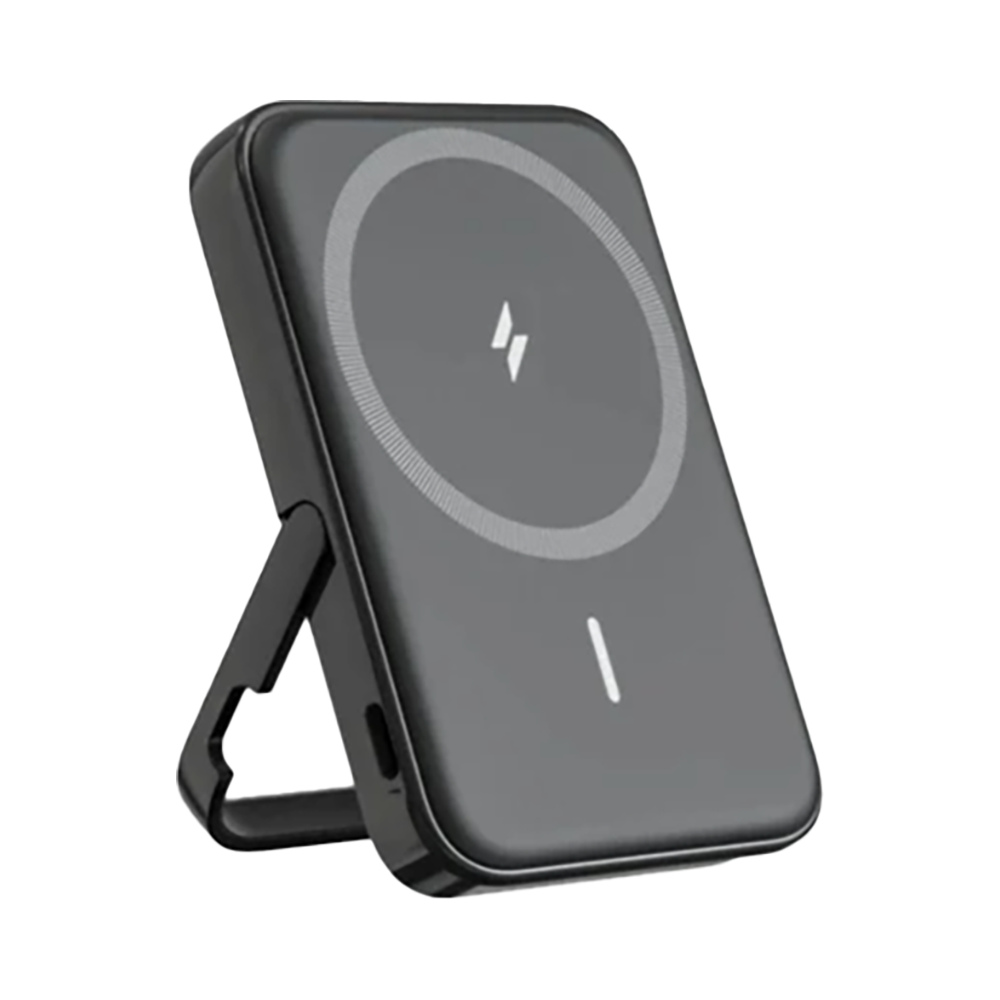 Anker A1618H11 5000Mah 7.5W Maggo Power Bank With Foldable Stand Black