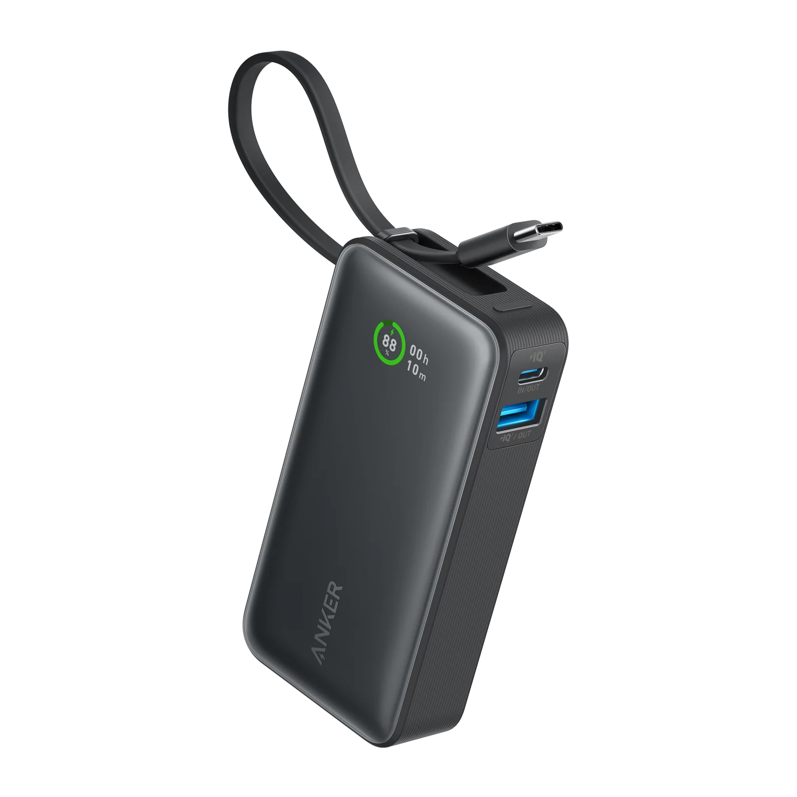 Anker A1259H11 Nano Power Bank 30W Built-In Usb-C Cable 10000Mah