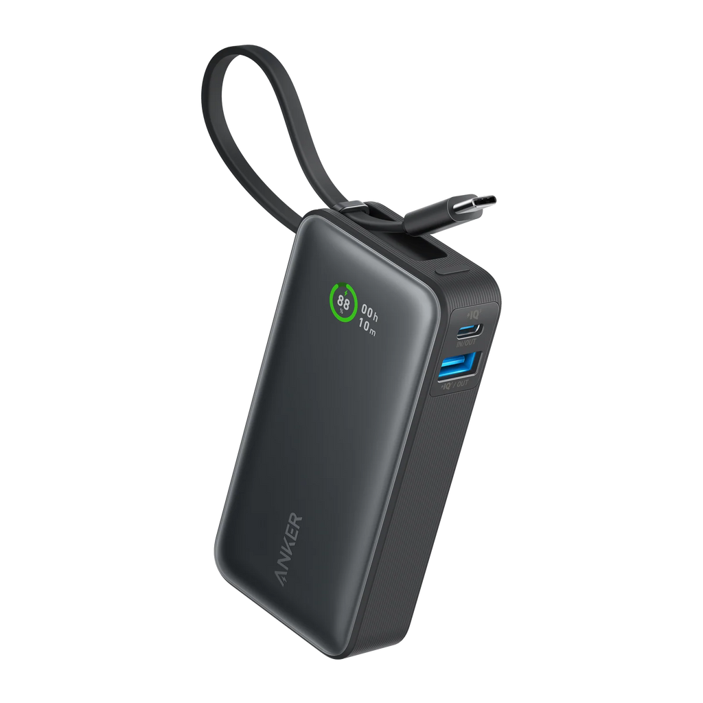 Anker A1259H11 Nano Power Bank 30W Built-In Usb-C Cable 10000Mah
