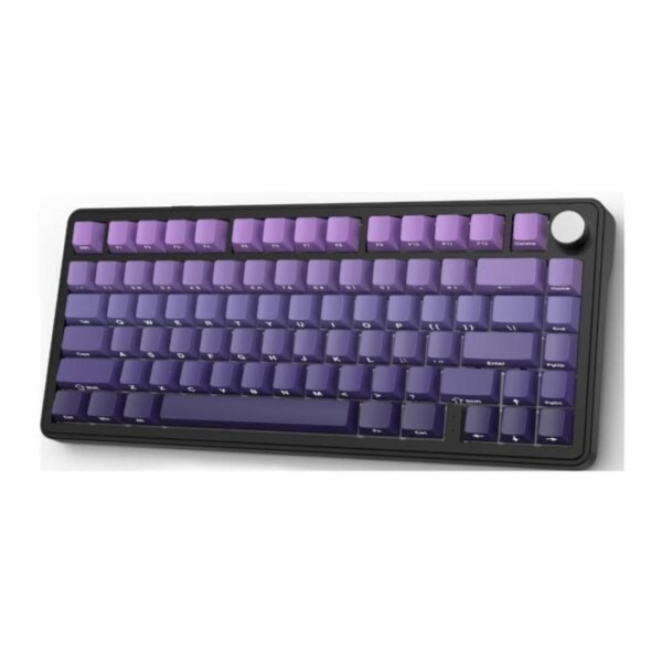 Attack Shark X85 Wireless Mechanical Gaming Keyboard - Grape Purple - White Jade Switch