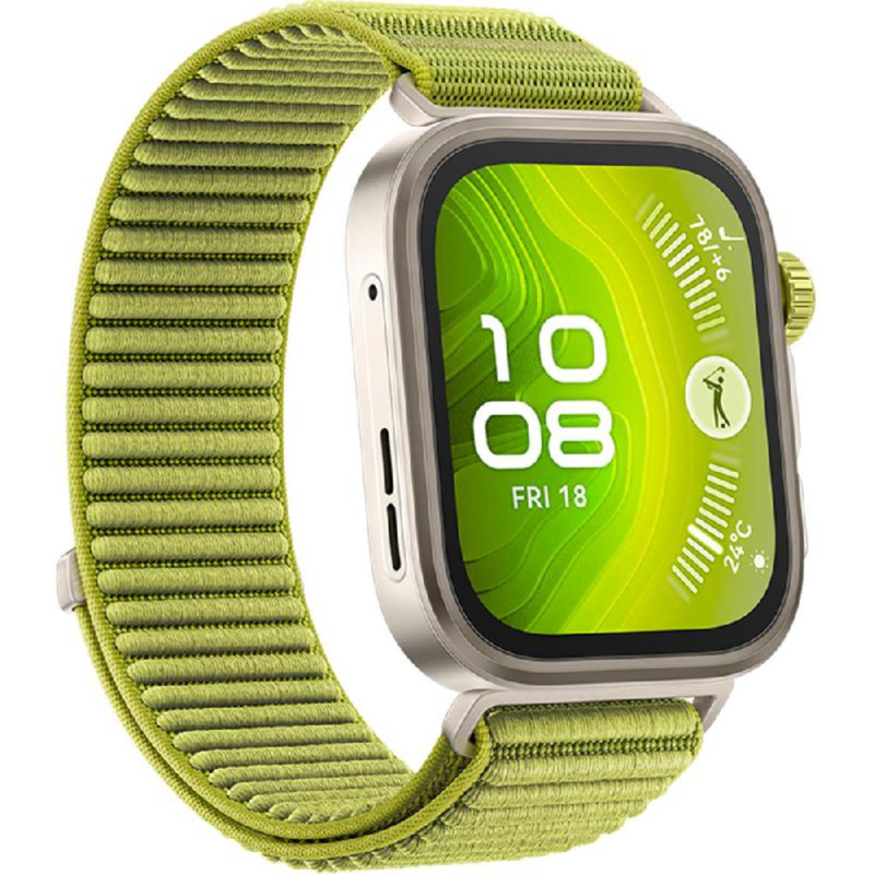 Huawei Watch Fit 4 Pro Green - Green Nylon Strap