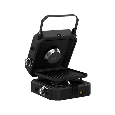 Camping Stove Goaltage CS01 ProFlame Portable with High-Power Dual-Burner, Easy to Clean and Foldable Design