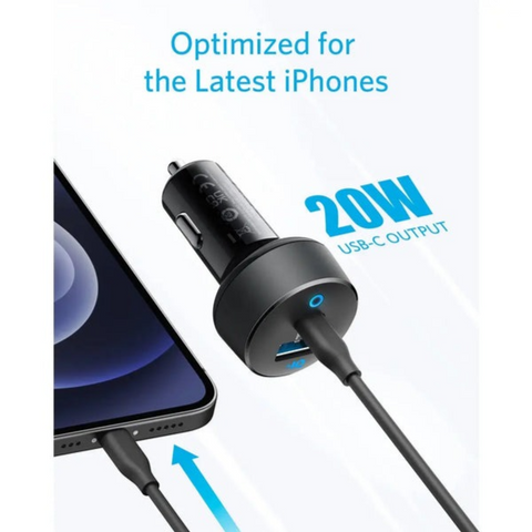 PowerDrive PD+ 2 35W (20W PD+15W) USB C Car Charger A2732HF1