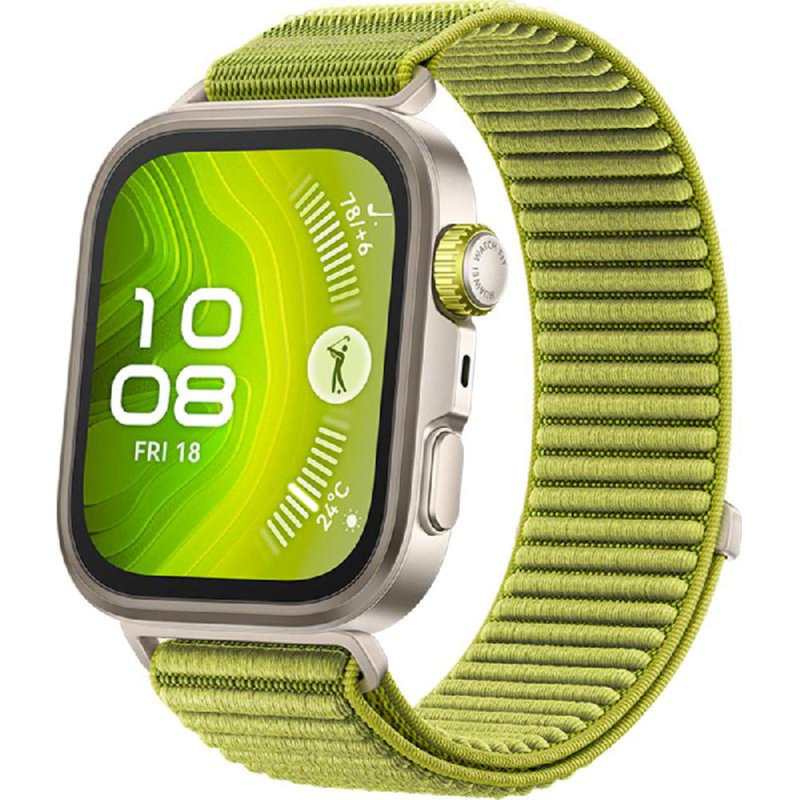 Huawei Watch Fit 4 Pro Green - Green Nylon Strap