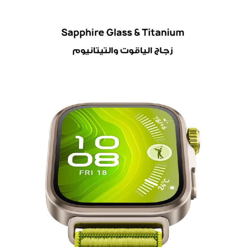 Huawei Watch Fit 4 Pro Green - Green Nylon Strap