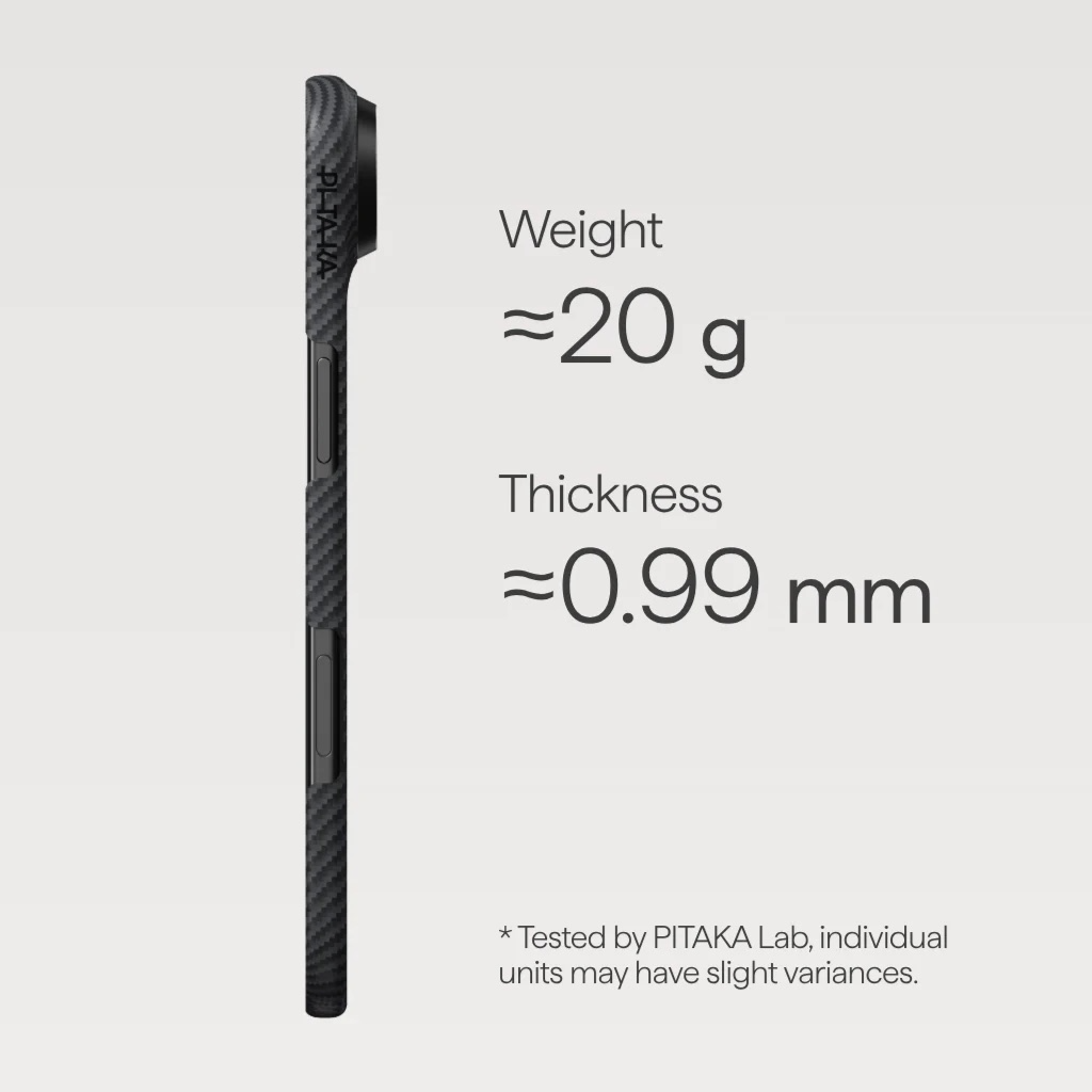 Pitaka Ultra - Slim Case Magsafe Iphone 17 Air - Black / Grey