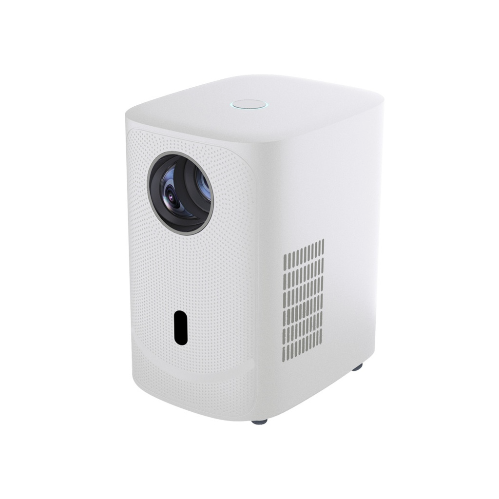 Projector Android 9 , Porodo 720P  - White