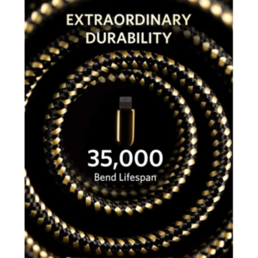 Anker Powerline+ III USB-C to Lightning Connector 6ft/1.8m (A8843HB1) – Gold