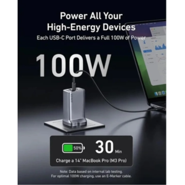 A2688241 Anker Prime 3-Port Multi-Device Charger 100W Pd/Gan Black