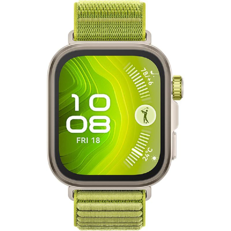 Huawei Watch Fit 4 Pro Green - Green Nylon Strap