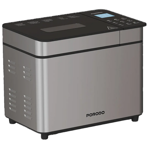 Bread Maker Porodo Lifestyle Khabaz Stainless Steel Automated with 25 Preset Programs - Black