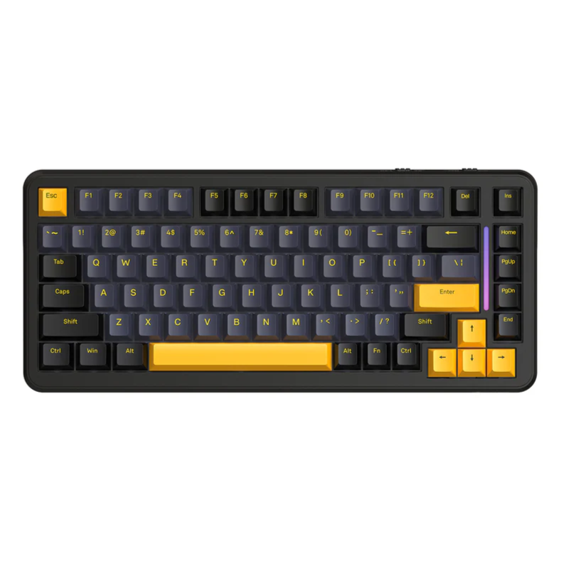 ATTACK SHARK M86 Tri-mode Gasket Mechanical Gaming Keyboard - Star Black Blueberry Switch