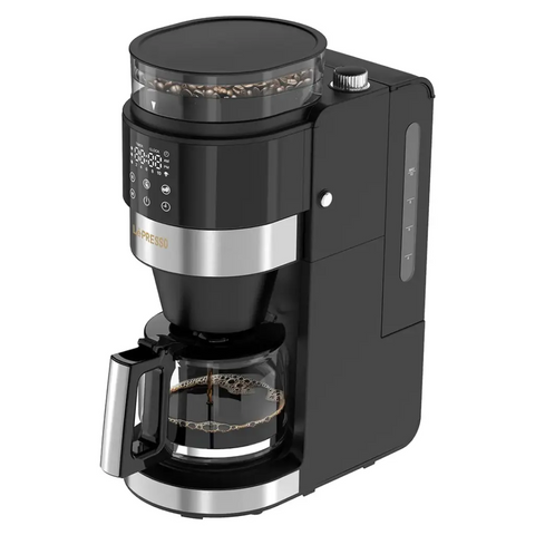 Lepresso Coffee Brewer With Bean Grinder - Black