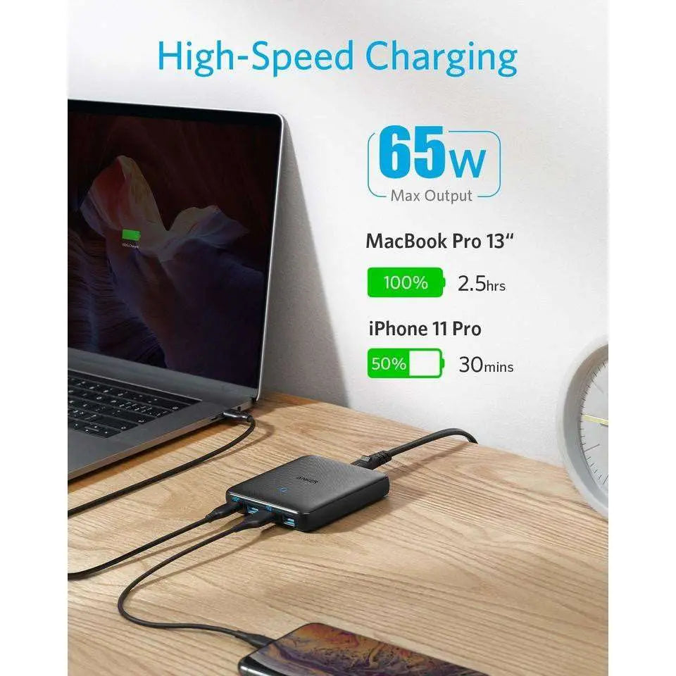 A2045K11 Anker Power Port Atom Iii Slim (4 Ports) 65W Pd+3 Iq